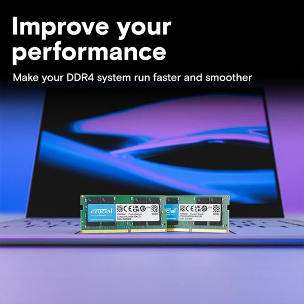 رم لپ تاپ 8 گیگابایت Crucial مدل DDR4 3200MHz CT8G4SFRA32A CL22 - Image 3