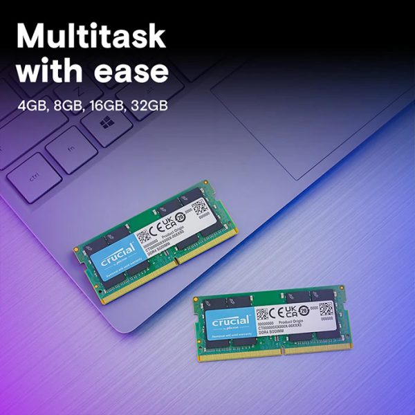 رم لپ تاپ 8 گیگابایت Crucial مدل DDR4 3200MHz CT8G4SFRA32A CL22 - Image 4